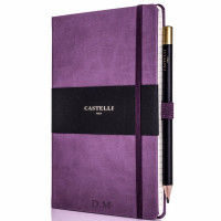 Personalised Purple Castelli Notebook