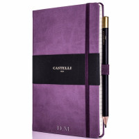 Personalised Purple Castelli Notebook