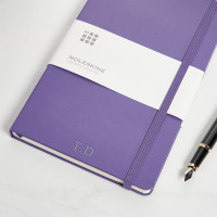 personalised Purple Moleskine Notebook