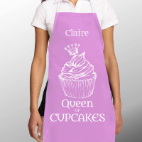 Personalised Cupcakes Queen Apron