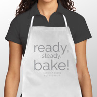 personalised Ready Steady Bake Apron