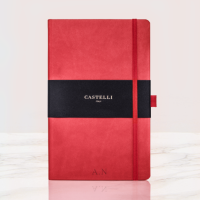 Coral Red Castelli Notbook