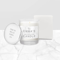 personalised Relaxation Candle