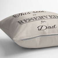 personalised Reserved For Cotton Cushion