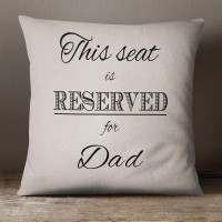 personalised Reserved For Cotton Cushion