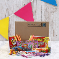 personalised Retro Sweets Letterbox Hamper