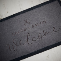 personalised Salon Welcome Doormat