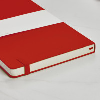personalised Scarlet Red Moleskine Notebook