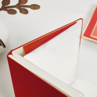 personalised Scarlet Red Moleskine Notebook