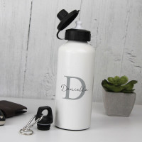 Personalised white water bottle