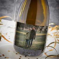 Script Names Photo Upload Boutique Gifts Prosecco Double Glass With Bottle Gift Set 