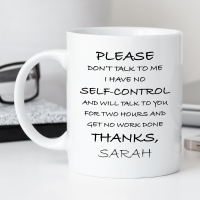 No Self Control Durham Mug