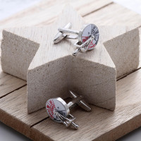 personalised Ship Speed Cufflinks Gift Set