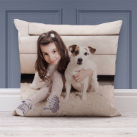 personalised Single Sided Photo Cushion 12x12"