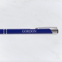 Engraved Blue Pen