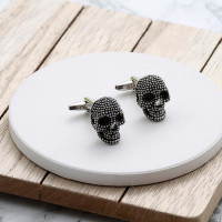 personalised 3D Skull Cufflinks Gift Set