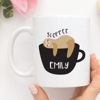 personalised sloffee coffee mug