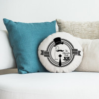 personalised Tea Appreciation Society Round Cushion 18"