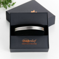 Magrelief Bangle - Gun Metal