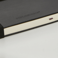 personalised Black Moleskine Diary