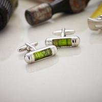 Personalised Spirit Level Cufflinks