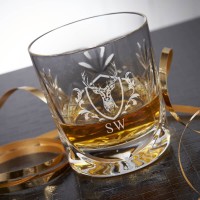 Stag Design Crystal Whisky Tumbler