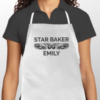 personalised Star Baker Apron