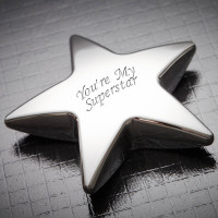 Personalised Star Desk Paperweight Award
