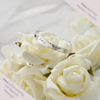 Personalised Sterling Silver Baby Bangle