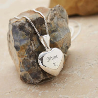 Personalised Sterling Silver Heart Locket