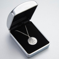 Personalised Sterling Silver St Christopher