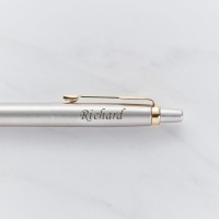 Parker Jotter Gold Trim Ballpoint Pen & Notebook Gift Set