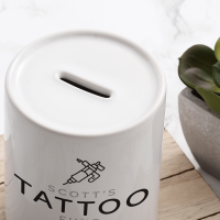 Tattoo Fund Ceramic Money Box