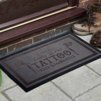 personalised Tattoo Studio Doormat