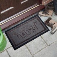 personalised Tattoo Studio Doormat