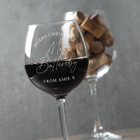 Personalised wine Glass