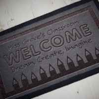 personalised Teacher's Classroom Doormat