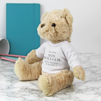 Personalised teddy bear