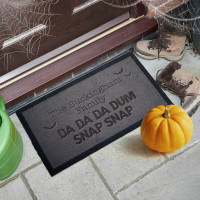 personalised halloween family doormat