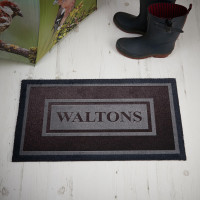 personalised family name doormat