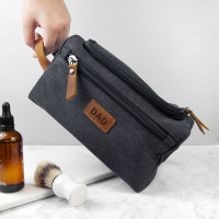 Jetsetter denim washbag grey