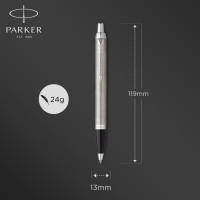 Parker IM Ballpoint and Fountain Pen Gift Set | Stainless Steel Chrome Trim