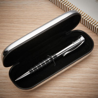 personalised Check Ball Pen & Case