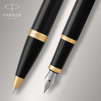 personalised Parker IM Ballpoint and Fountain Pen Gift Set