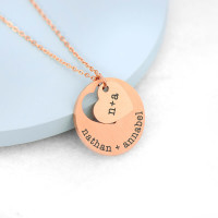personalised Cut Out Heart Necklace 