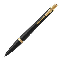 Parker Urban Ballpoint and Fountain Pen Gift Set | Muted Black with Gold Trim