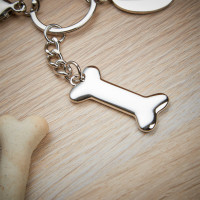 Personalised Bone Keyring