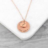 personalised Cut Out Heart Necklace 