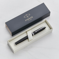 personalised Parker IM Rollerball Pen - Matt Black
