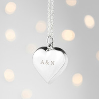 personalised Cherish Heart Necklace